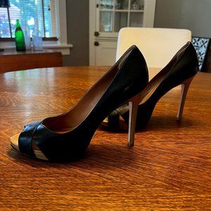 Ann Taylor 4" Peep-Toe Heels